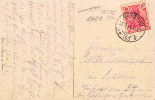 Caputh am Schwielowsee Villenkolonie Friedrichshöhe alte Ansichtskarte o 1919