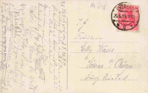 Caputh am Schwielowsee alte Ansichtskarte o 1919