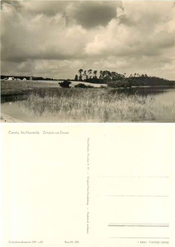 17258 Carwitz Feldberg Zeltplatz am Dreetz *1964 Hanich0272