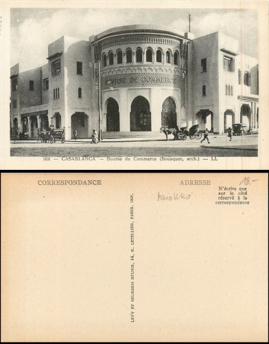 Casablanca Bourse du Commerce *ca.1920