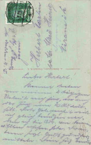 Chemnitz Sachsen Rathaus o 1928