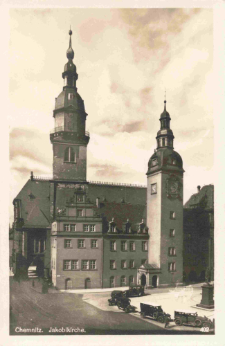 Chemnitz Sachsen Jakobikirche * um 1930