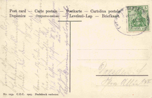 Chemnitz Sachsen viel grüsse ! o 1905