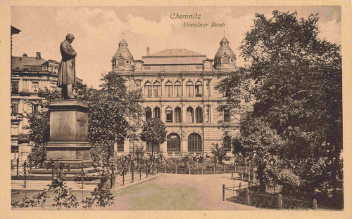 Chemnitz Sachsen Dresdner Bank * um 1920