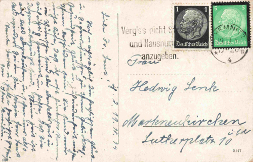 Chemnitz Sachsen Museum o 1934