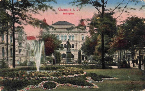Chemnitz Sachsen Beckerplatz o 1918