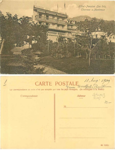Chernex Montreux Hotel-Pension Les Iris * 1908