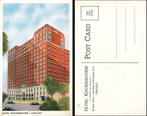 USA Chicago Illinois Hotel Knickerbocker * 1960