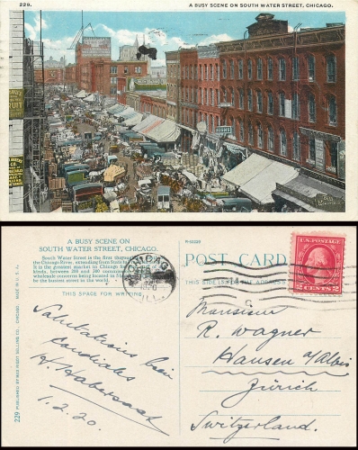 Illinois Chicago, Water Street, o 1.2.1920