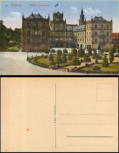Coburg Schloss Ehrenburg *ca. 1920