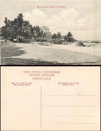Colombo Mt. Lavinia Hotel Ceylon *ca. 1910