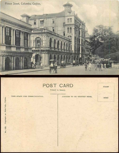 Colombo Prince Street Ceylon *ca. 1910