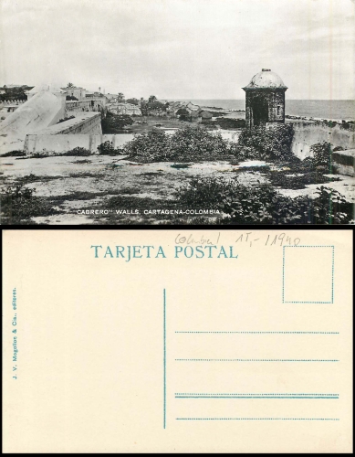 Colombia Cartagena Cabrero Walls * approx. 1940