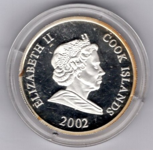 Cook Islands 2 Dollar Coin 2002 XXVIII Olympic Summer Games Athens 2004 Proof
