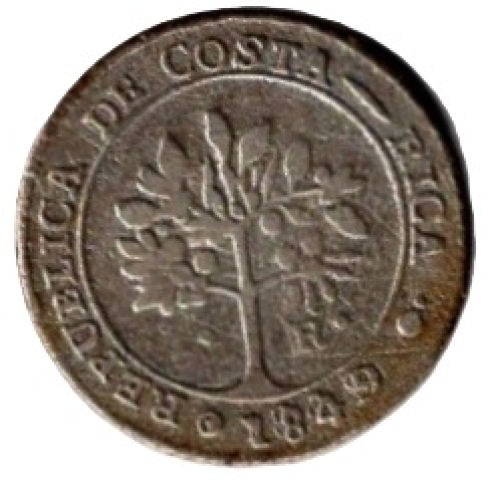 Costa Rica 1 Real 1849 JB San Jose
