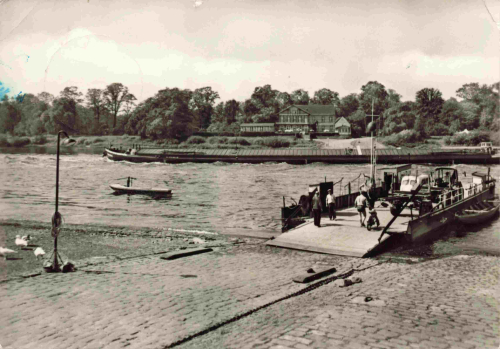 06869 Coswig Anhalt Elbfähre o um 1967