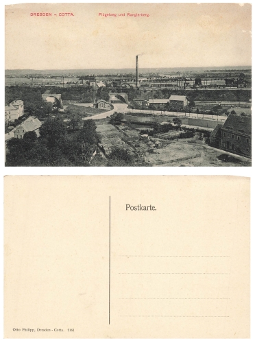 Cotta Dresden Fluegelweg und Rangierberg * um 1910