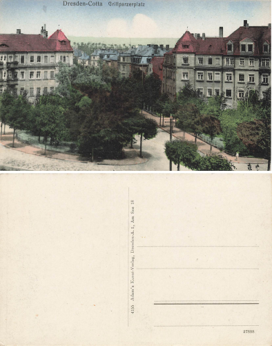 Cotta Dresden Grillparzerplatz *ca. 1920