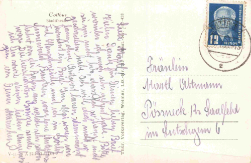 Cottbus Theater o 1951