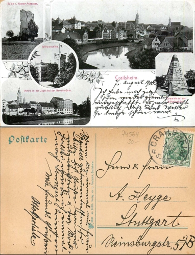 Crailsheim o 07.08.1903