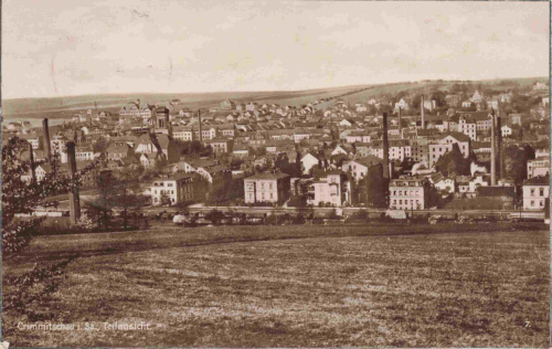 Crimmitschau Teilansicht o 1927