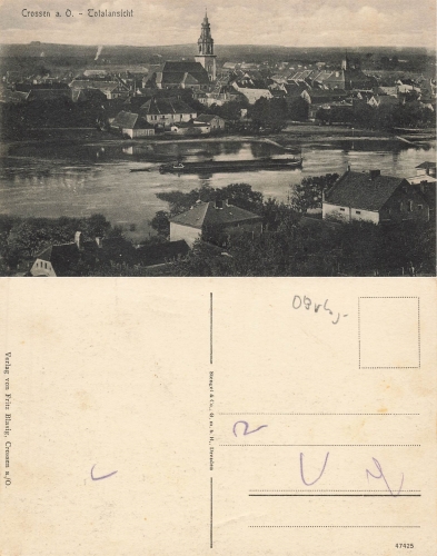 Crossen Oder Krosno Odrzanskie Ostbrandenburg * um 1920
