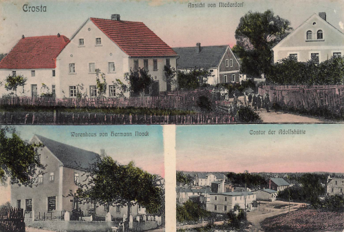 02694 Crosta Warenhaus * um 1910