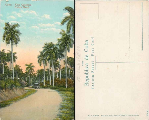 Cuban Road Kuba  *ca. 1920