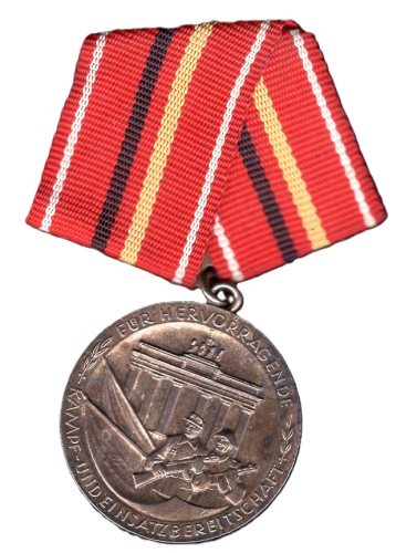 DDR Verdienstmedaille der Kampfgruppen in Silber