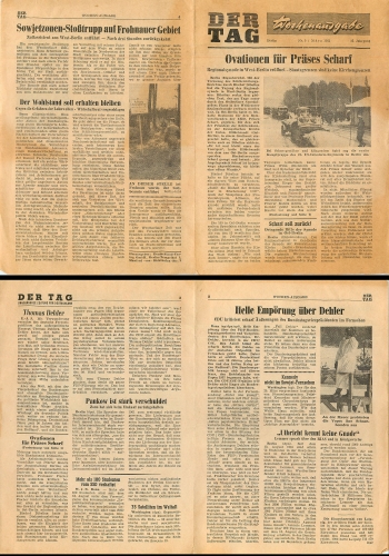 DER TAG Berlin propaganda weekly magazine March 1962