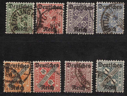 German Empire Michel Dienst 57-64