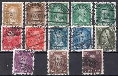 German Empire Michel 385-397