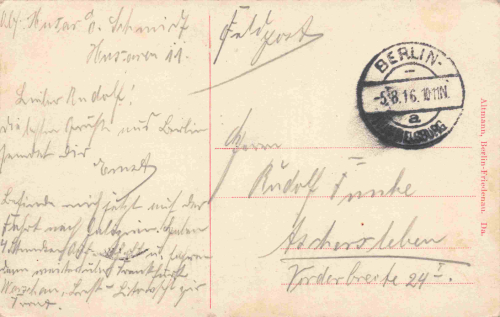 Dahlem Berlin Schnellbahnhof o 1916