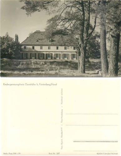 16798 Fürstenberg Damshöhe Kindererziehungsheim *1956 Hanich0257
