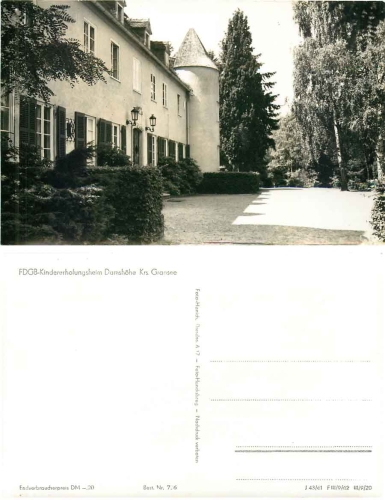 16798 Damshoe Fuerstenberg children's sanatorium *1961 Hanich0726