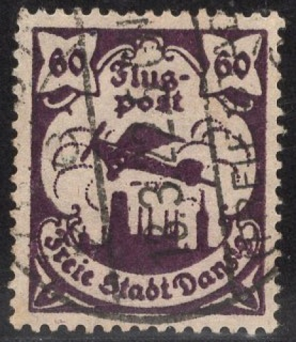 Danzig Michel 113 (used), Airmail