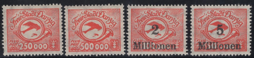 Danzig Michel 177-180 * ungebraucht mit Falz
