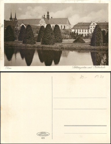 Danzig Oliva Castle Garden u. Cathedral * approx. 1920