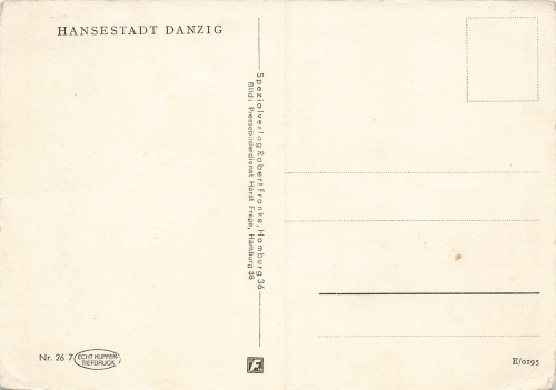 Danzig Hauptbahnhof * um 1930