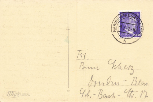 Danzig Marienstrasse o 1942