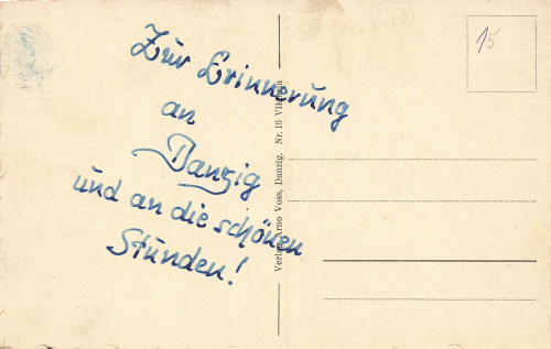 Danzig Nptunbrunnen gebraucht um 1930