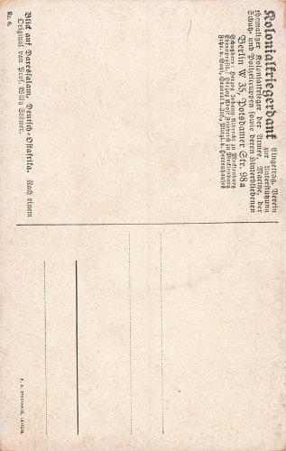 Daressalam Deutsch-Ostafrika Künstlerkarte Willy Stöwer * um 1918