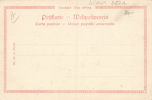 Dar es Salaam, German East Africa * around 1900