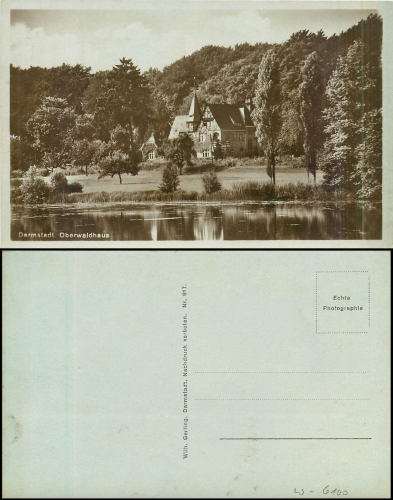 Darmstadt Oberwaldhaus *ca. 1930
