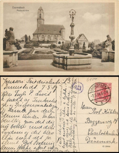 Darmstadt Pauluskirche o 07.05.1919