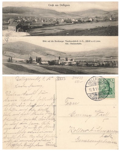 31073 Delligsen Hammerhuette o 11.9.1915