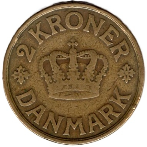 Dänemark 2 Kroner 1925 Christian X