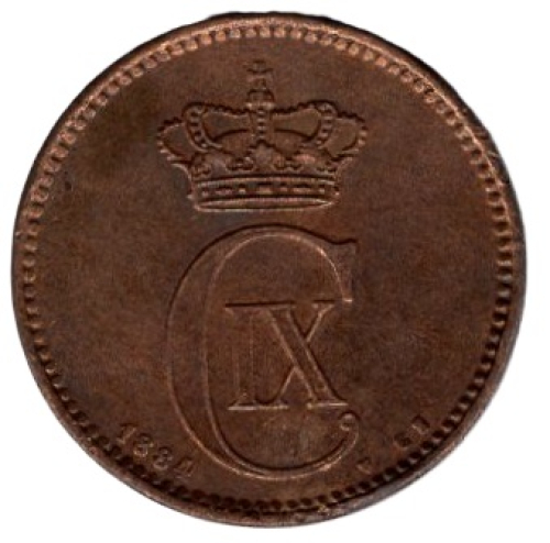 Dänemark 5 Öre 1875 Christian IX