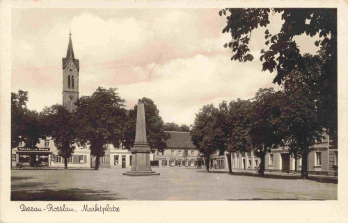 Dessau-Rosslau Marktplatz * um 1940