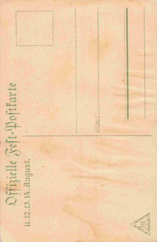 Dessau Anhalt Regional Festival Artist Card Hans Fram * 1912